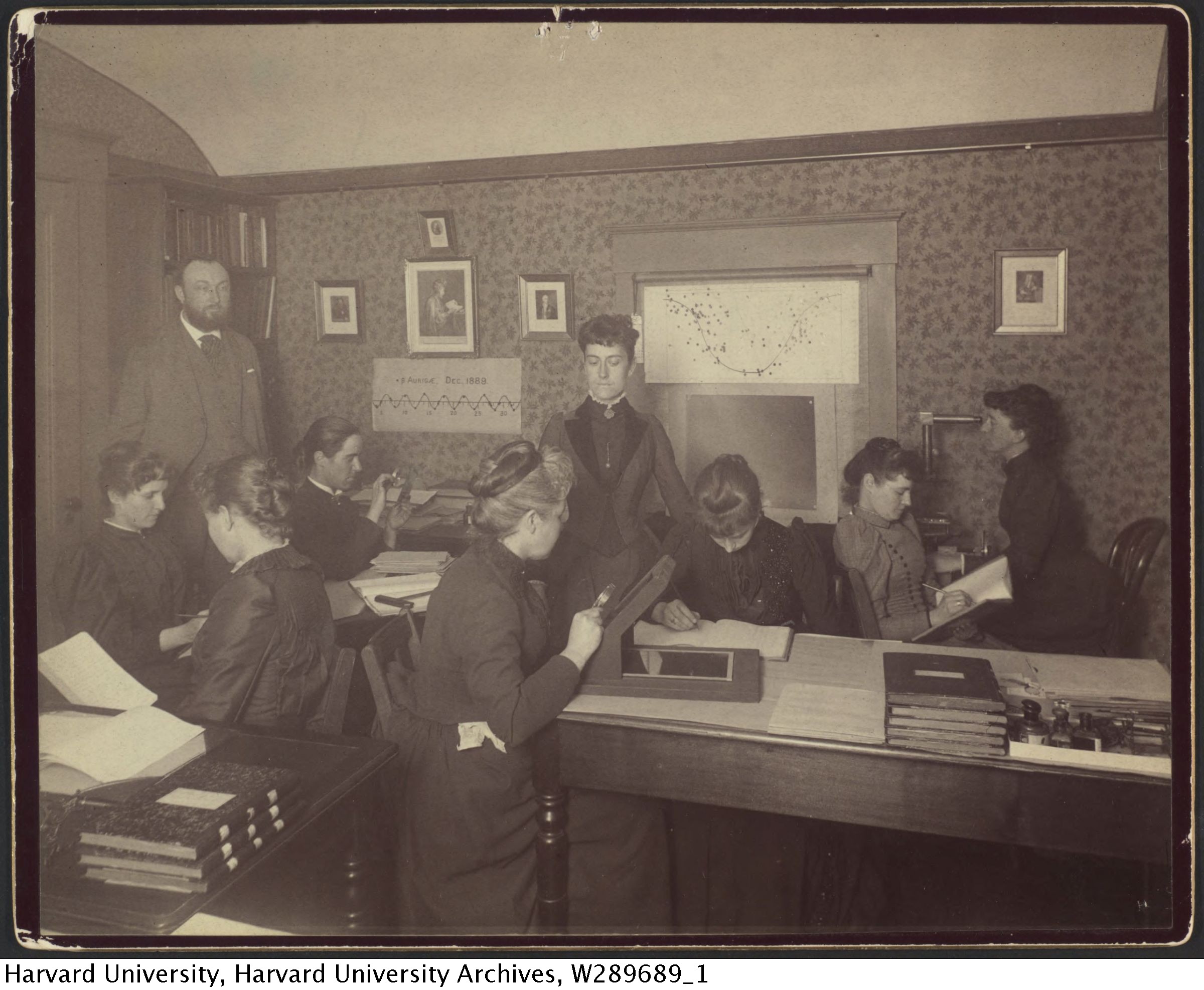women mathematicians & scientists  -AKA 'computers'- in early 1900's at Harvard Observatory