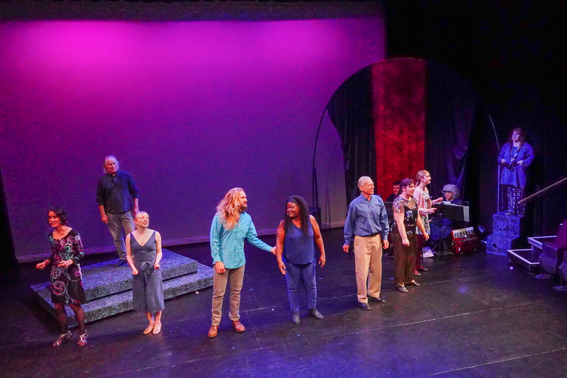 the full cast of All Together Now at Lost Nation Theater - final song